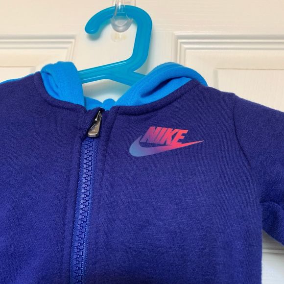 Nike Baby Boys Rise Hooded Romper - Picture 3 of 5